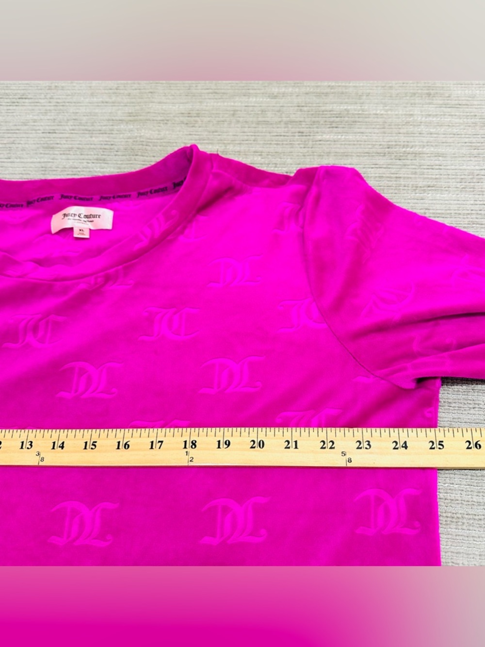 Juicy Couture Velour Sleepware Pajama Set Women's Size XL Pink - Picture 5 of 9